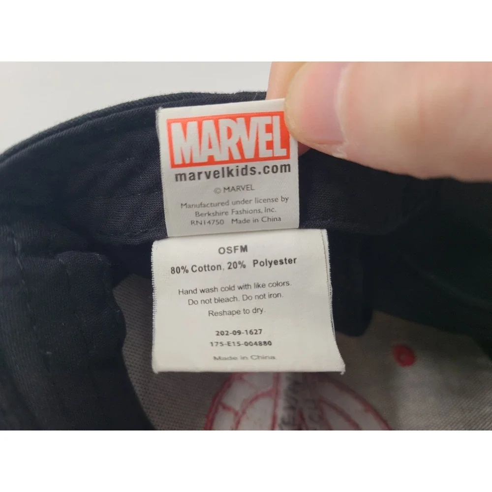 Youth Avengers Age of Ultron‎ Marvel Snapback Hat Cap Superhero Boy Girl Black